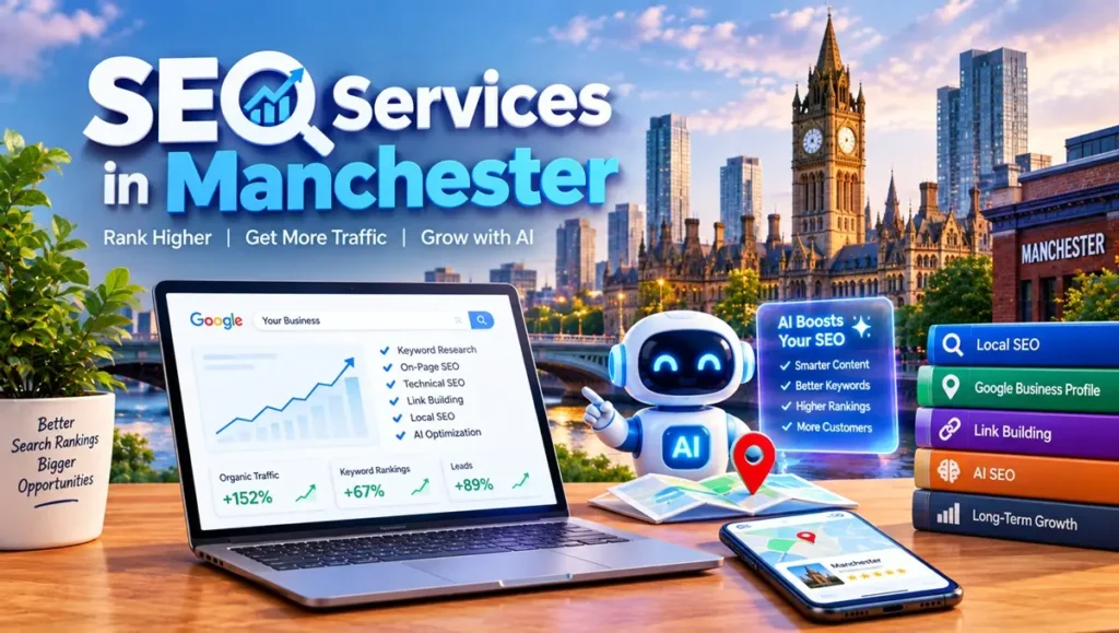 SEO services in Manchester for website visibility